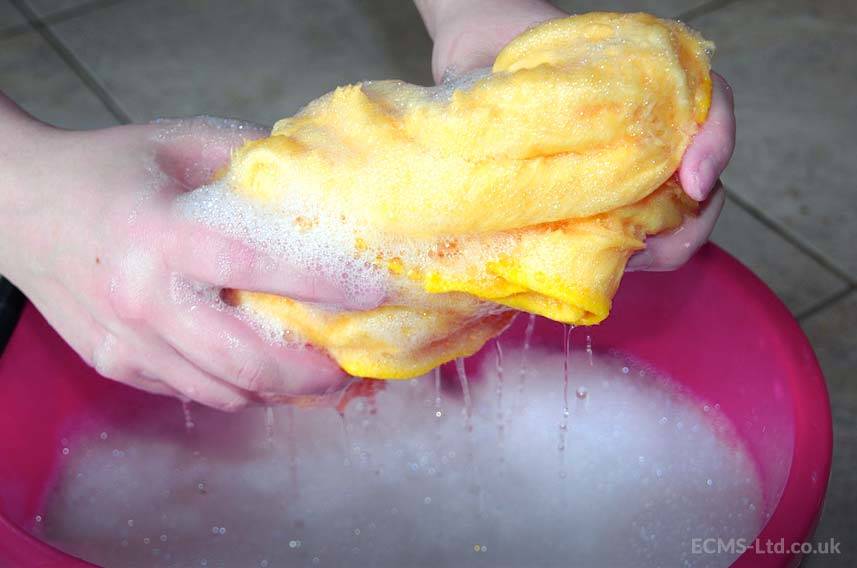 Bucket of Soapy Water