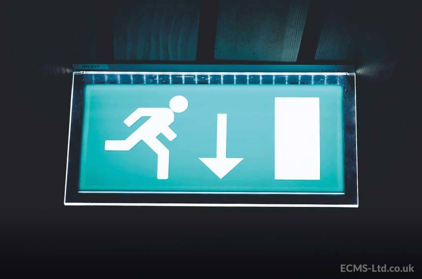 Illuminated Exit Sign