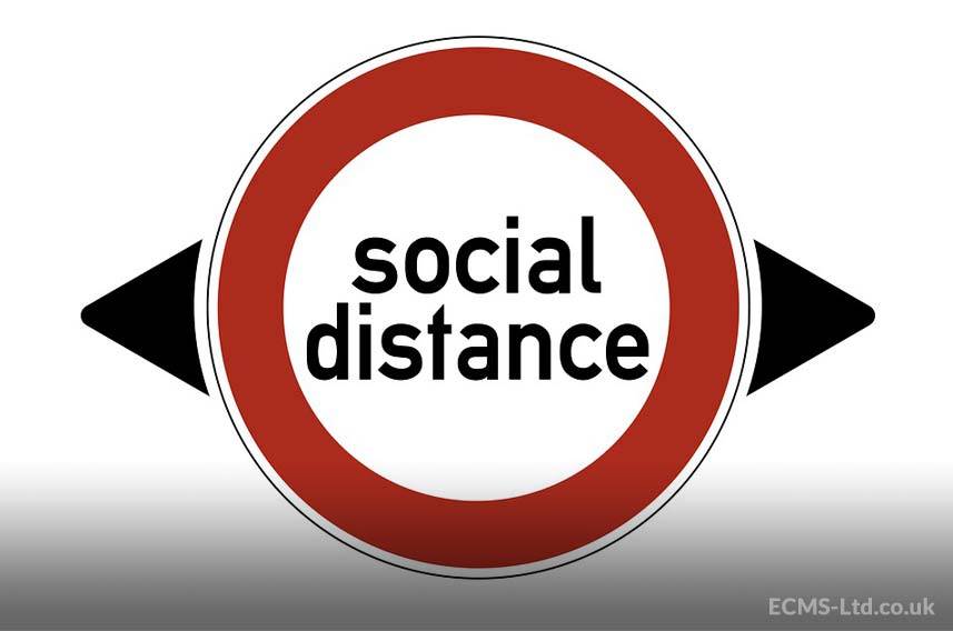 Social Distance Sign