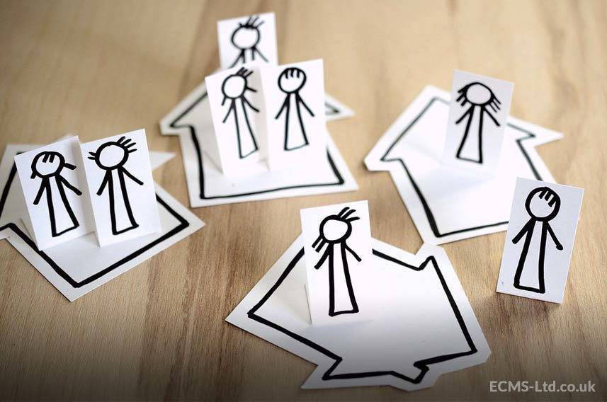 Stick Men Social Distancing