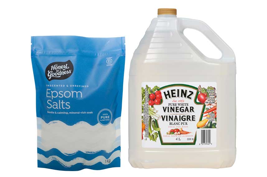 Epsom Salts White Vinegar