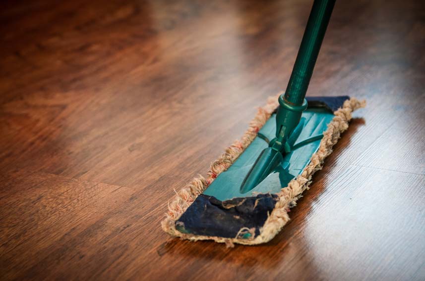 Mopping Laminate Floor