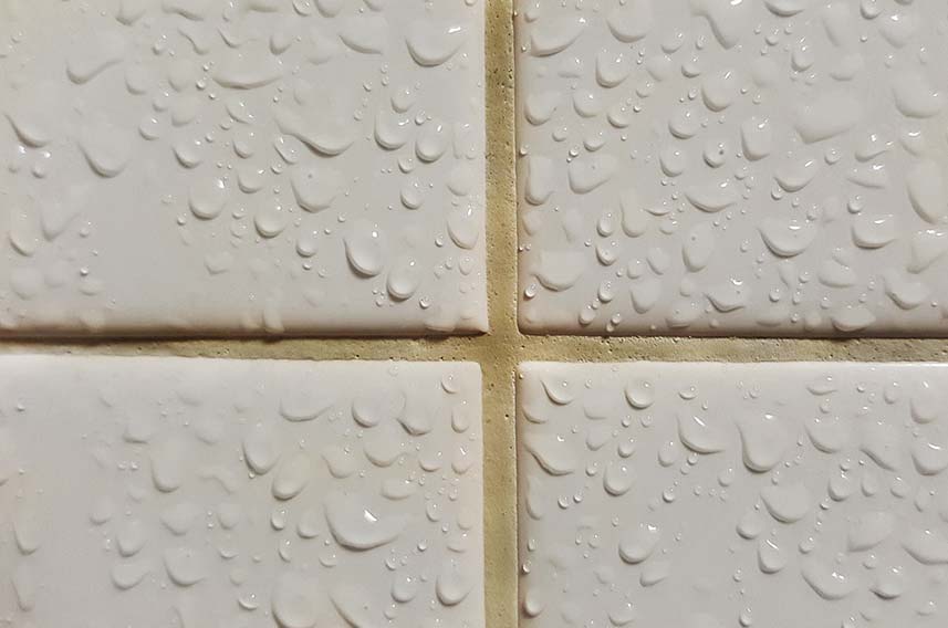 grout gets discoloured over time