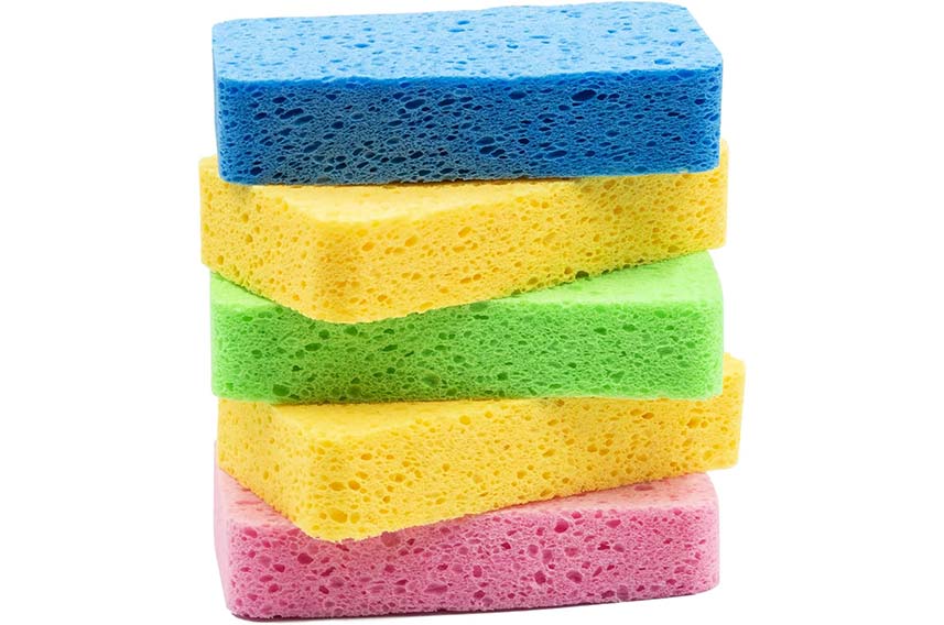 clean keyboard sponge